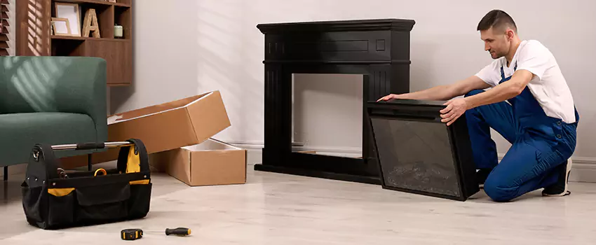 Old Rusted Metal Fireplace Repair And Replacement in State College, PA
